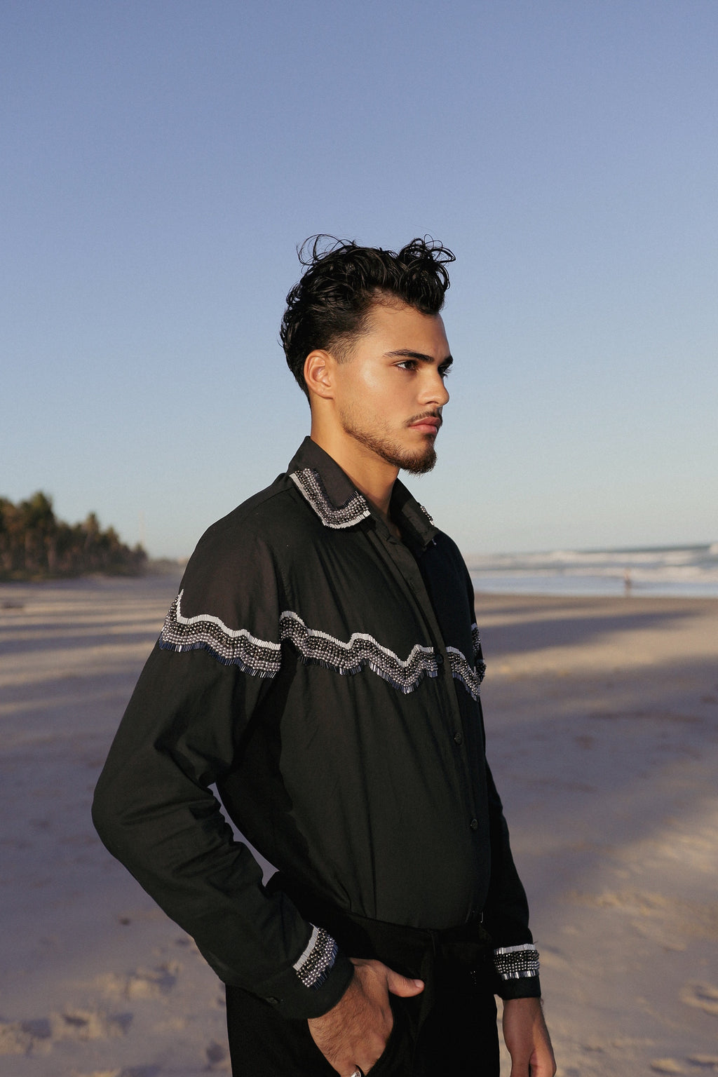 Camisa social Aura Black