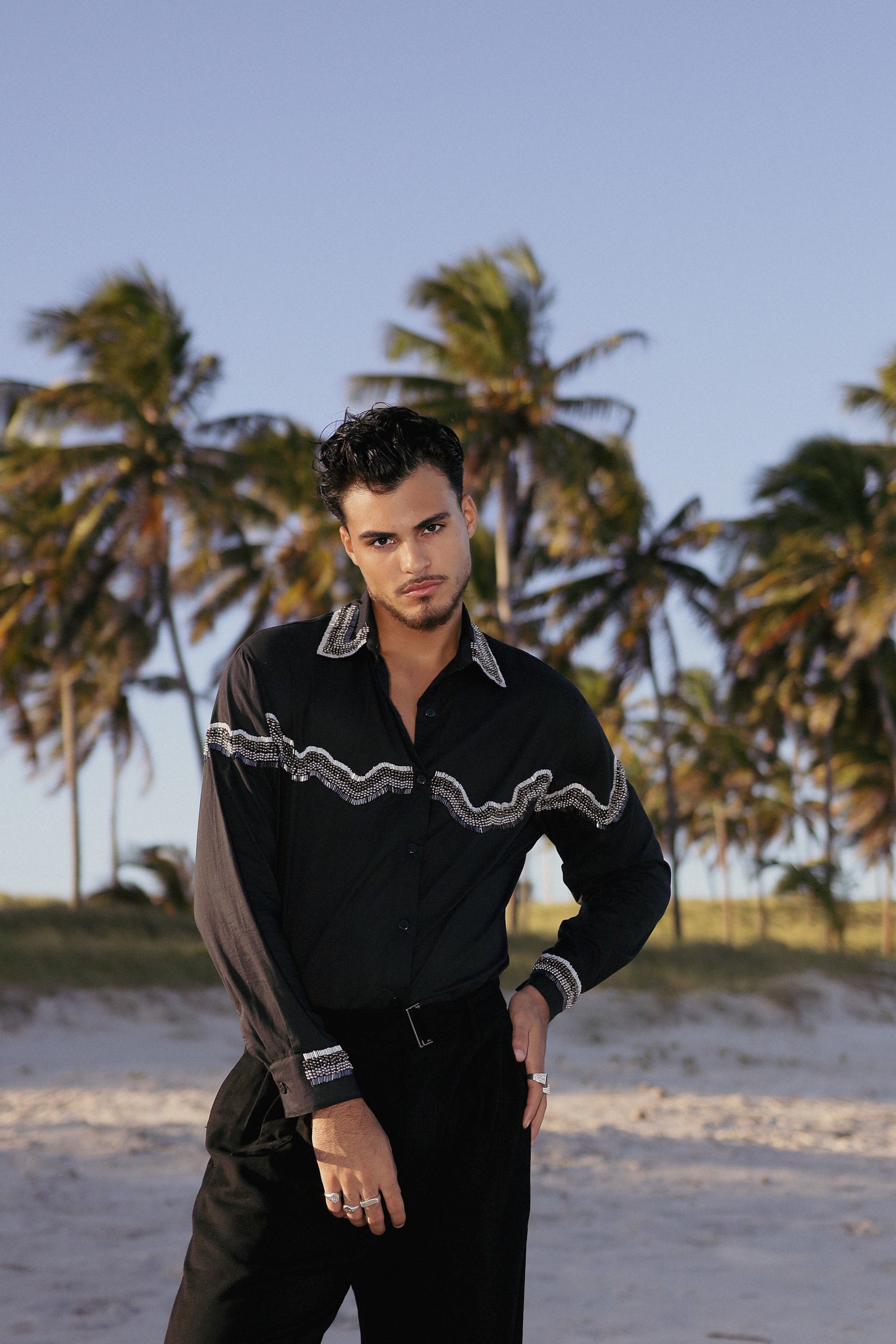 Camisa social Aura Black